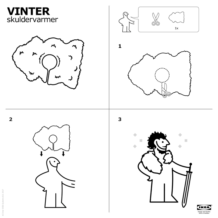 IKEA Game of Thrones manual