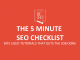 SEO checklist for digital marketers